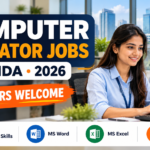 Computer Operator Jobs in Noida for Freshers 2026 with MS Word, MS Excel and Data Entry Skills
