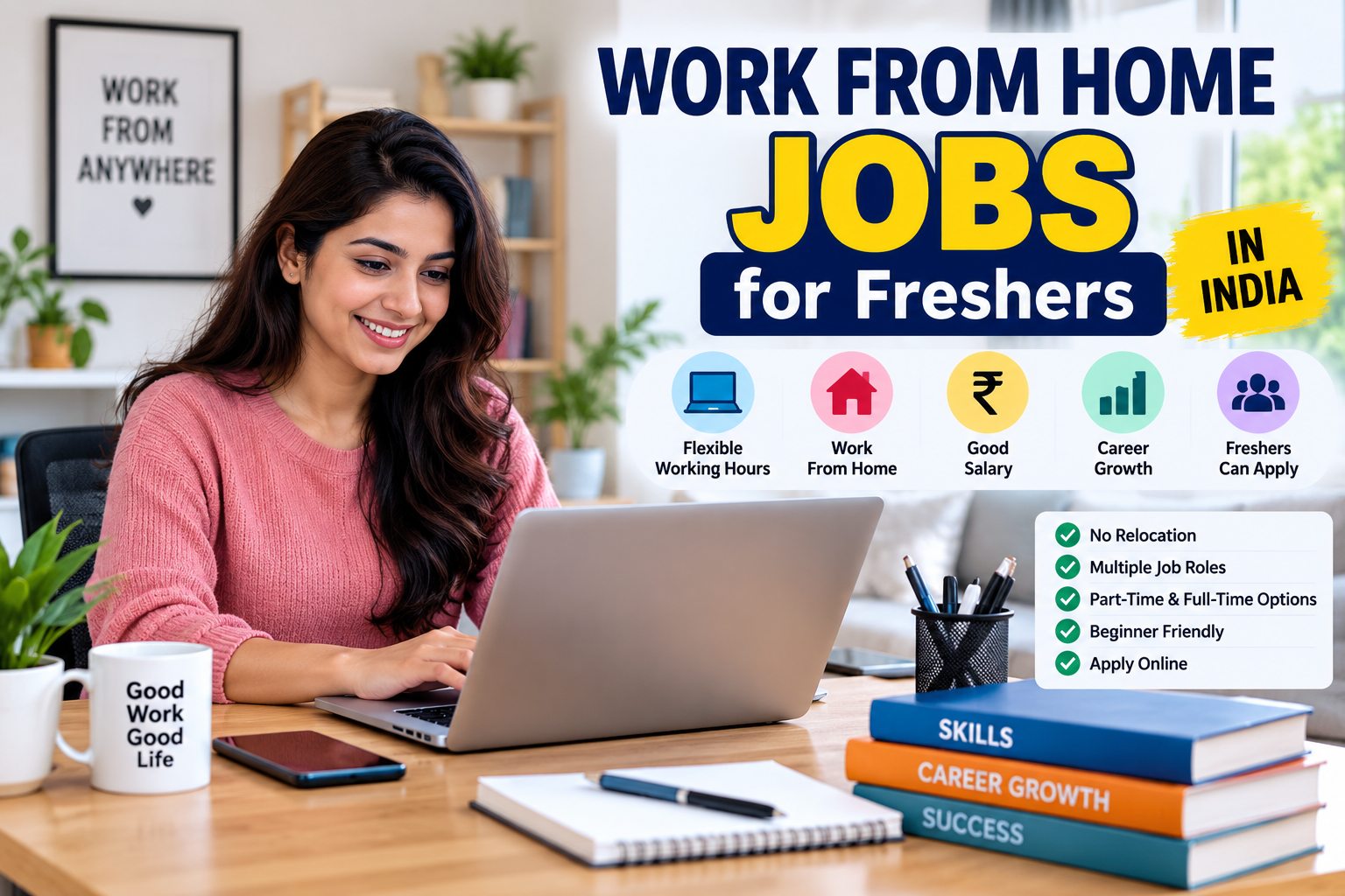 Work From Home Jobs for Freshers