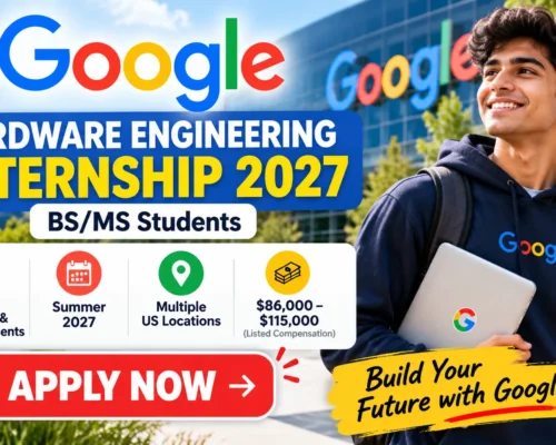 Google Hardware Engineering Internship 2027