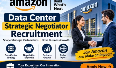 Amazon Data Center Strategic Negotiator Recruitment