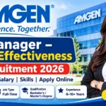 Amgen Manager Field Effectiveness Jobs 2026