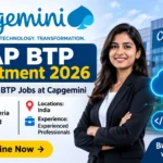 Capgemini SAP BTP Recruitment 2026