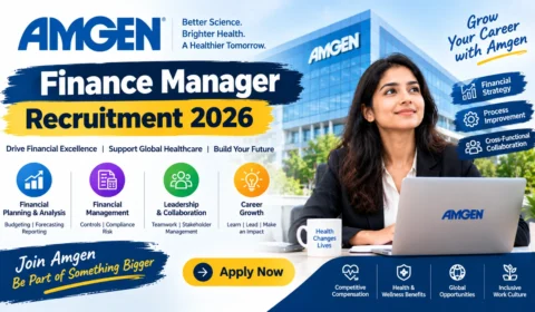 Amgen Finance Manager Recruitment 2026