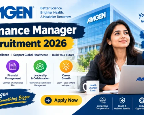 Amgen Finance Manager Recruitment 2026