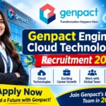 Genpact Engineer Cloud Technologies Recruitment 2026
