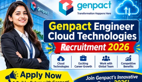Genpact Engineer Cloud Technologies Recruitment 2026