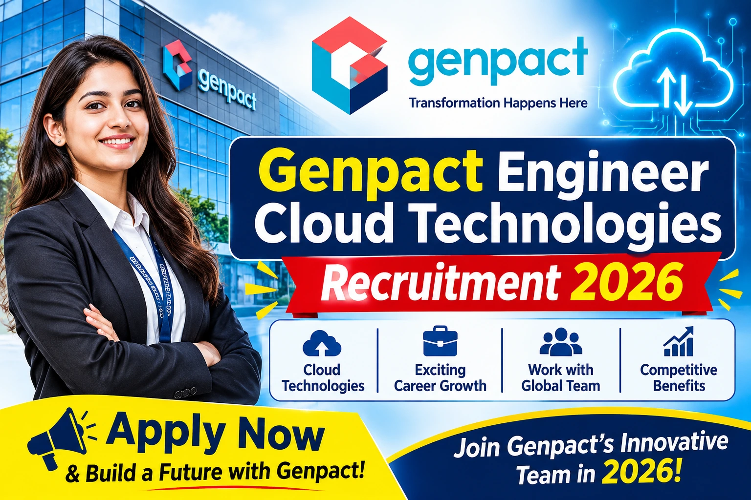 Genpact Engineer Cloud Technologies Recruitment 2026