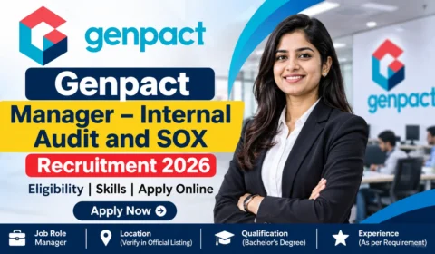 Genpact Manager Internal Audit