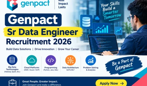 Genpact Sr Data Engineer Recruitment 2026