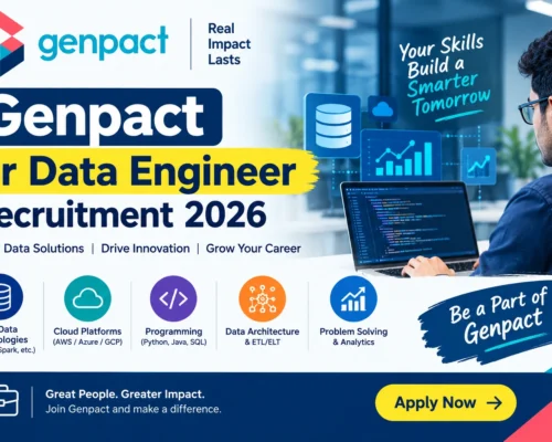 Genpact Sr Data Engineer Recruitment 2026