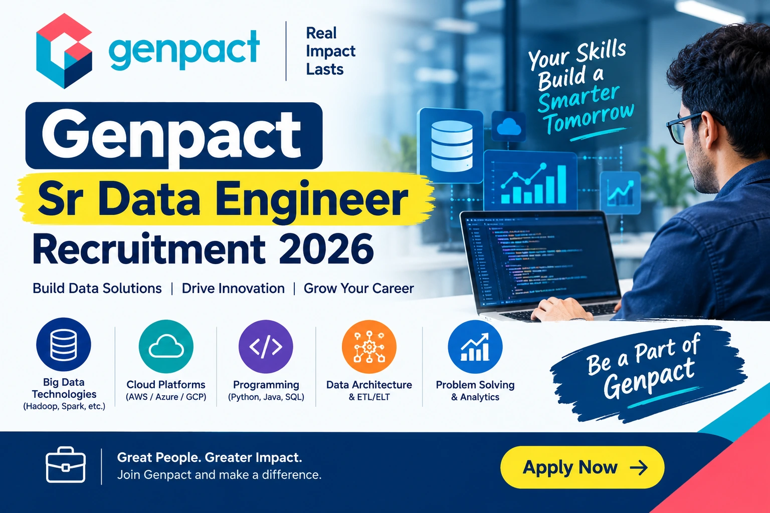 Genpact Sr Data Engineer Recruitment 2026