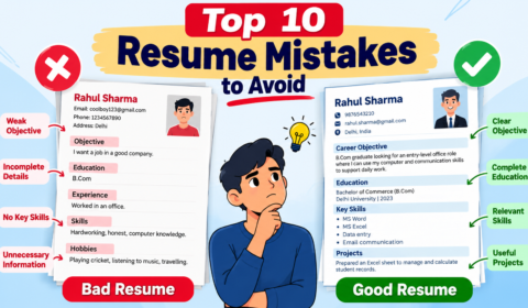 10 resume mistakes to avoid with bad and good resume examples