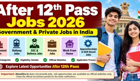 After 12th Pass Jobs 2026 – Government and Private Jobs in India