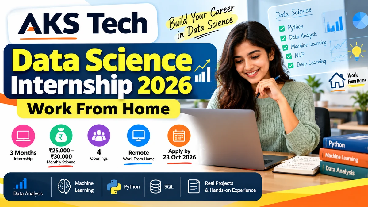 Data Science Internship Work From Home 2026