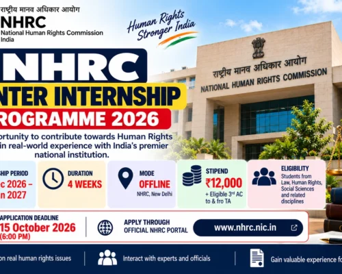 NHRC Winter Internship 2026